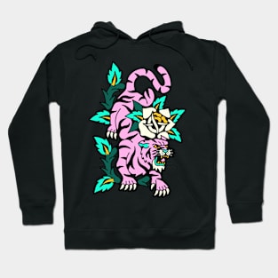 Tiger cute and flower Hoodie